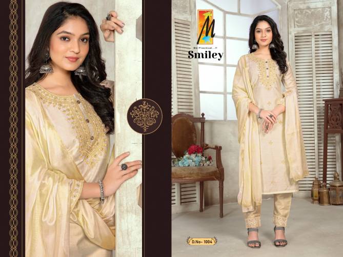 Master Smiley Fancy Designer Wear Wholesale Readymade Salwar Suits Catalog